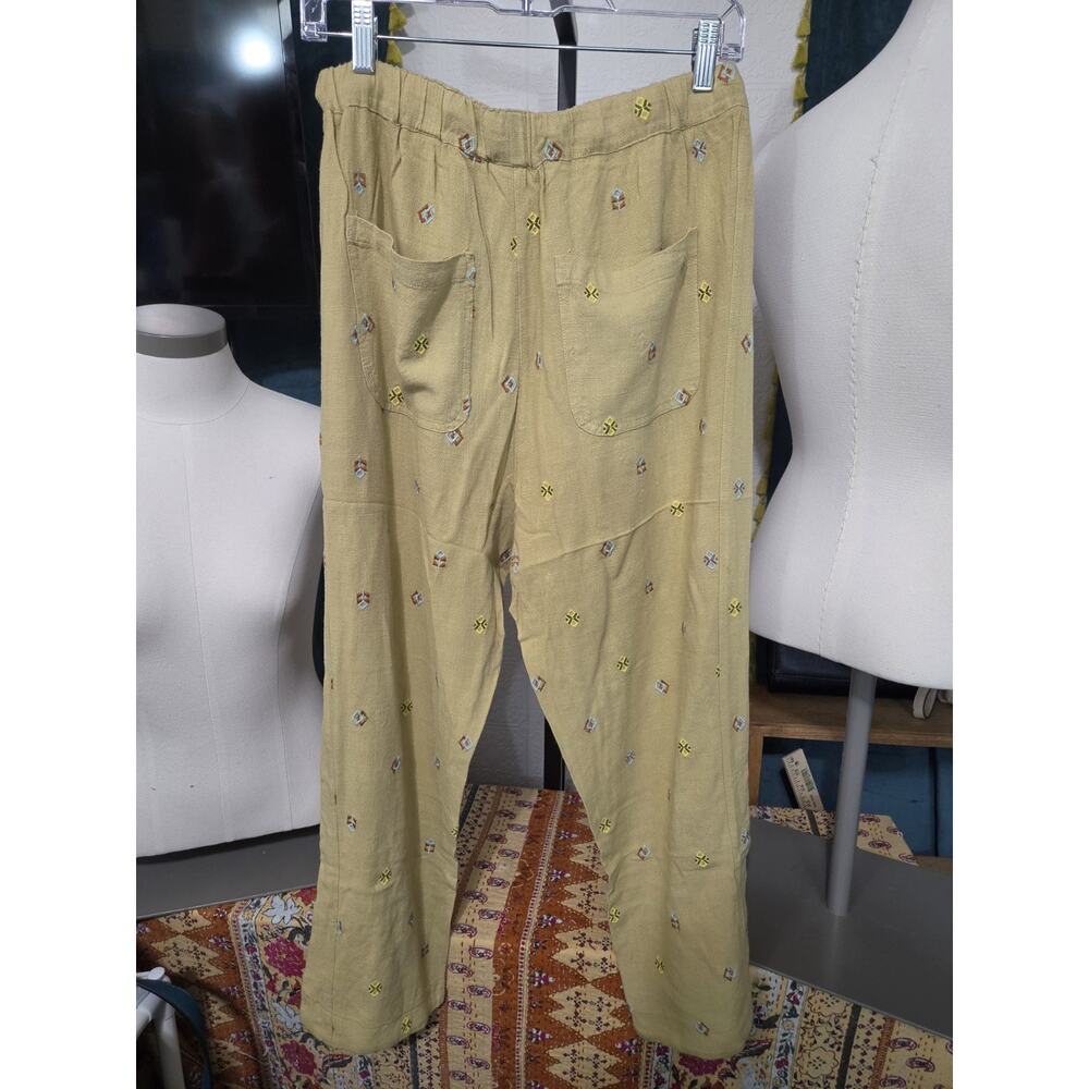 Easel Los Angeles Embroidered Drawstring Pants - Picture 8 of 13